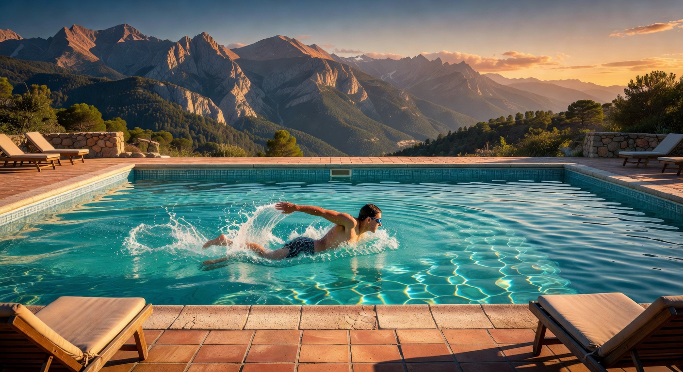 Natación en Sierra de Guadarrama